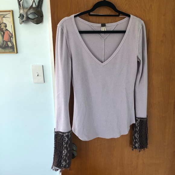 Free people Lilac Henley - Picture 1 of 2